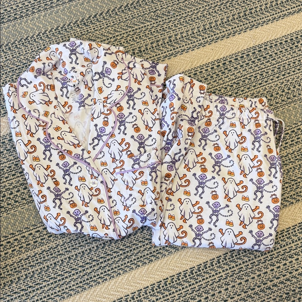Roller Rabbit White and Purple Pajama Set